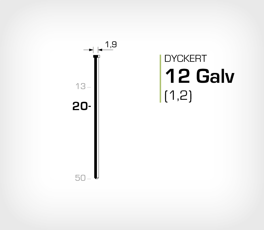 Dyckert 12/20 (SKN 12-20) Galv