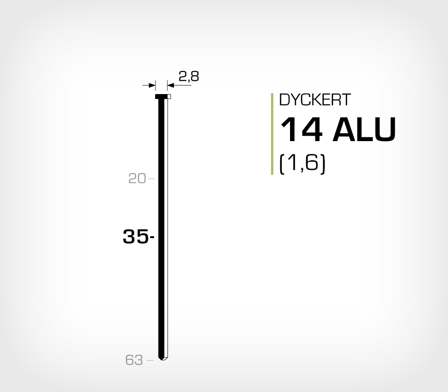 Dyckert 14/35 Aluminium (SKN 16-35 ALU)