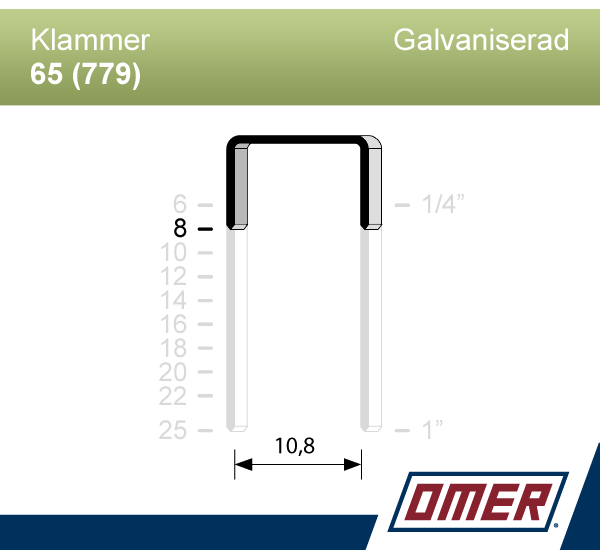 Klammer 65/8 (779-08) - Ask