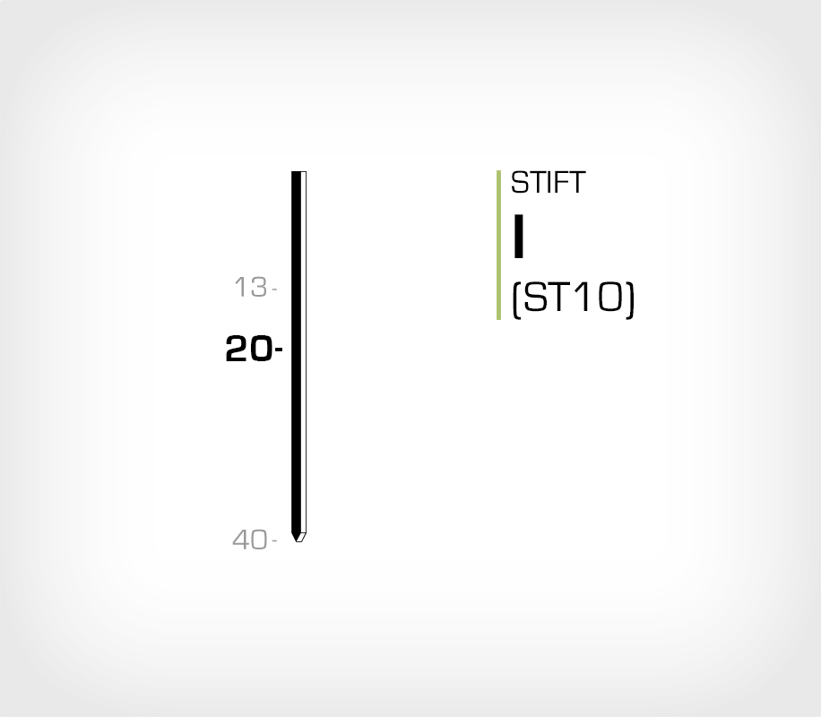 Stift I/20 Galv - Stiftverktyg