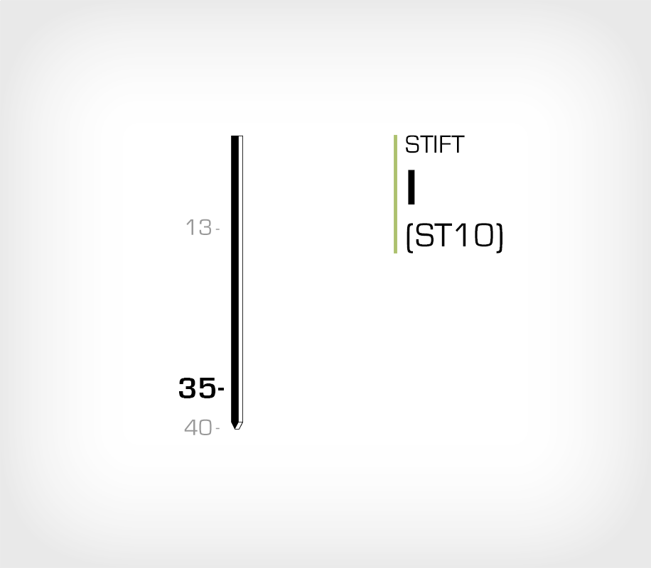 Stift I/35 Galv - Stiftverktyg