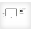 Klammer 32/15 (561-15K) - 20000 st / kartong