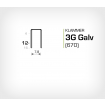 Klammer 3G/12 Galv (670-12) - 10000 st / ask