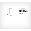 Klammer 3G/16 Galv (670-16) - 6000 st / ask