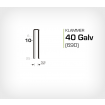 Klammer 40/10 Galv (690-10) - 20000 st / ask