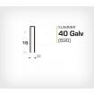 Klammer 40/16 Galv (690-16) - 10000 st / ask