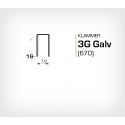 Klammer 3G/16 Galv (670-16) - 6000 st / ask