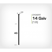 Dyckert 14/40 (SKN 16-40) - 2500 st /ask