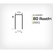 Klammer 80-04 SS Rostfri