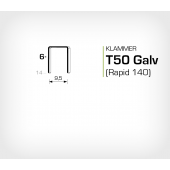 Klammer T50/6 Galv (140-6) - OMER