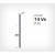 Dyckert 14/40 Vitlackerad (SKN 16-40) - 4000 st /ask